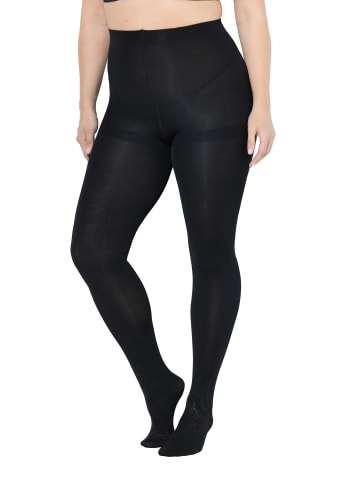 Ulla Popken Strumpfhose in schwarz