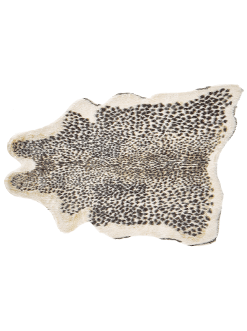 Beliani Schaffell NAMBUNG in Braun/Beige/Grau - (W) 60 x (H) 1 x (L) 90 cm