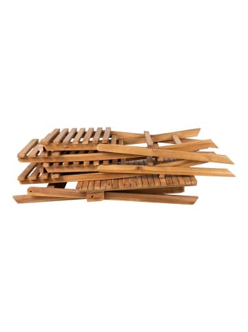 ebuy24 Café-Set Cuenca Teak 50 x 46 cm