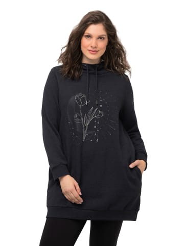 Ulla Popken Sweatshirt in anthrazit melange