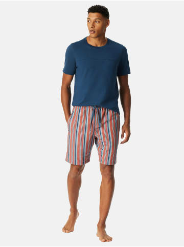 Schiesser Pyjamahose Bermuda - Mix + Relax in hellrot
