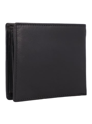 Leonhard Heyden Cambridge Geldbörse Leder 12 cm in schwarz