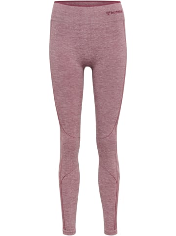 Hummel Hummel Leggings Hmlmt Multisport Damen Schnelltrocknend Nahtlosen in DUSKY ORCHID MELANGE