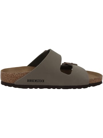 Birkenstock Sandale Arizona Birko-Flor Nubuk schmal in grau