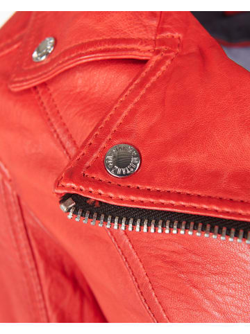 Mustang Lederjacke Tanna in rot