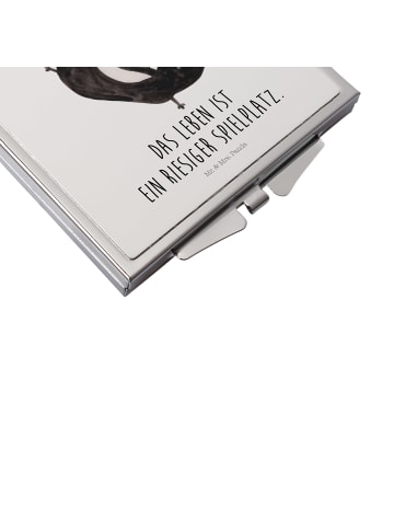 Mr. & Mrs. Panda Handtaschenspiegel quadratisch Stinktier Handst... in Weiß