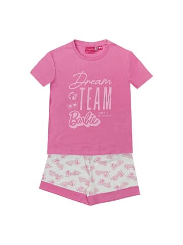 Barbie Schlafanzug Kinder Pyjama T-Shirt & Short 10 Jahre
