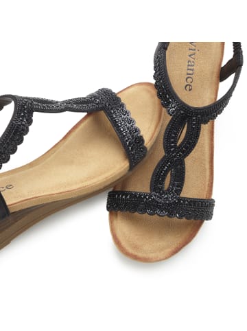 Vivance Sandalette in schwarz