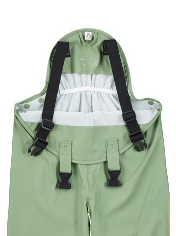 Sterntaler Regenhose ungefüttert uni in sattes grün