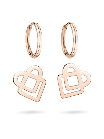 LIEBESKIND BERLIN Ohrringe Ohrringe in roségold