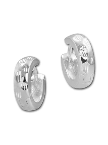 SilberDream 925er Sterling Silber Damen Creolen Ohrring ca. 14mm