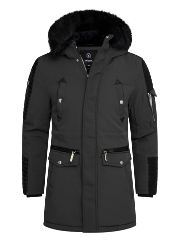 behype Parka FADE-2 in schwarz