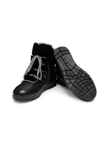 VITAFORM Hirschleder Stiefeletten in schwarz