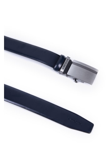 Wittchen Leather belt in Dark blue