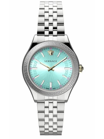 Versace Analoguhr für Damen in silber