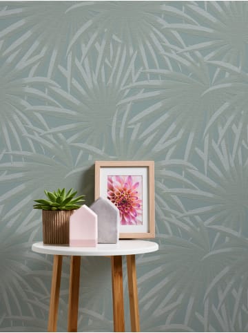 A.S. Création Tapete Palm Grace in Blau 