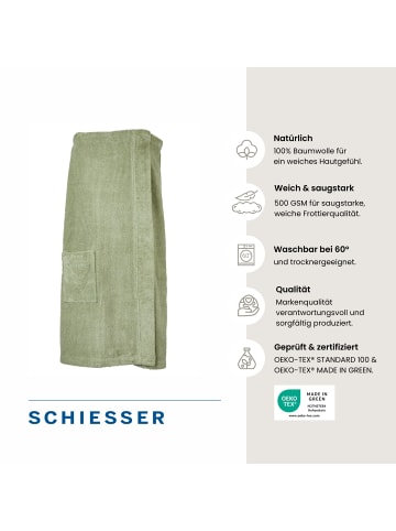 Schiesser Saunakilt Turin Damen in Grün