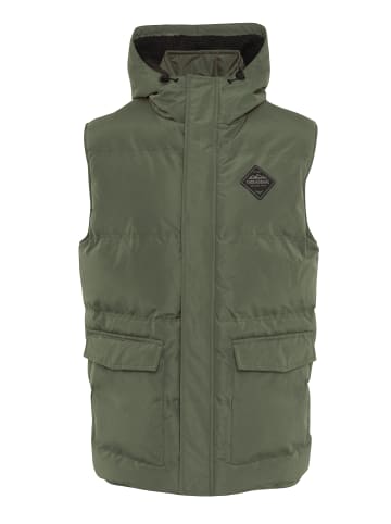 Threadbare Steppweste THB Jacket Gilet Athletic in Khaki