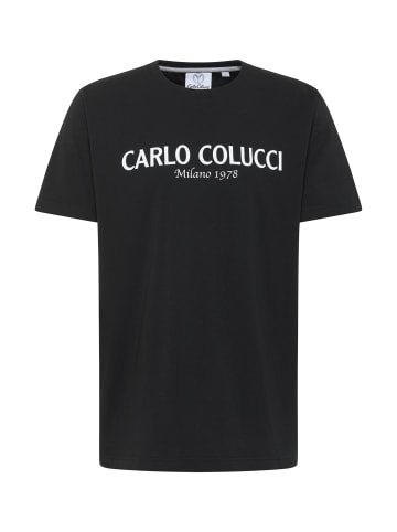 Carlo Colucci T-Shirt di Comun in Schwarz