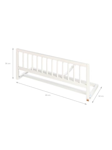Pinolino Bettschutzgitter Classic, weiß lackiert, 90 x 32 x 6 cm