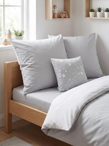 TupTam Kissenbezug Gemustert in grau