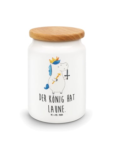 Mr. & Mrs. Panda Frischhaltedosen Einhorn König mit Schwert mit ... in Weiß