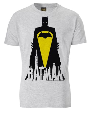 Logoshirt T-Shirt DC - Batman - Skyline in grau-meliert