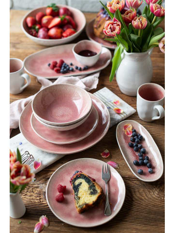 Mäser Salatschüssel-Set, Steinzeug Frozen in Berry