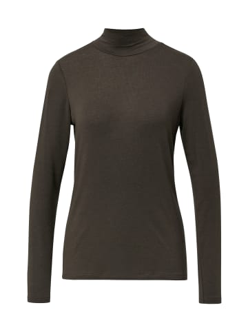 comma Langarmshirt in schoko