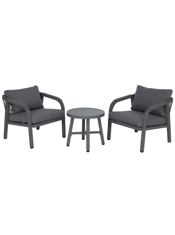 MCW Aluminium Lounge-Set P82, Dunkelgrau