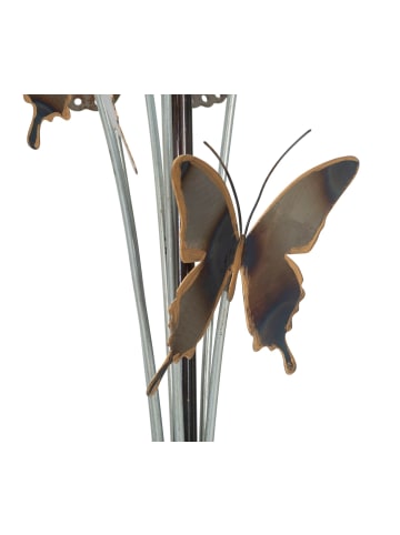 Mauro Ferretti Mehrfarbige Metalltischlampe mit Schmetterlingen Ø cm 32x47
