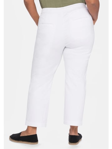sheego Stretch-Jeans in white denim