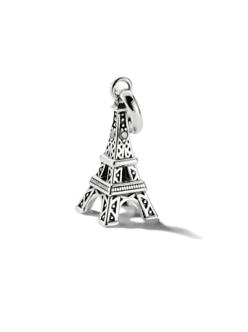 Thomas Sabo Charm-Anhänger Eiffelturm Connect in silber, weiß