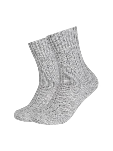 camano Socken cosy wool Rib 2er Pack castlerock