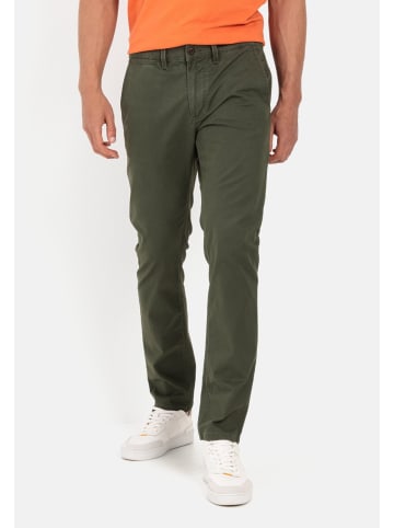 Camel Active Slim Fit Chino in Dunkelgrün