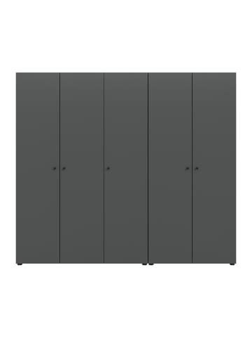 ebuy24 Kleiderschrank Darwin Anthrazit 200 x 51 cm