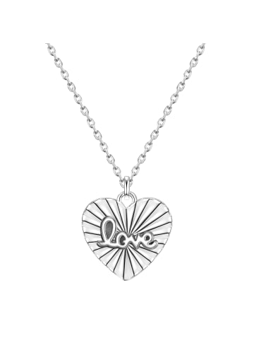Halskette Herz aus Sterling Silber in silber