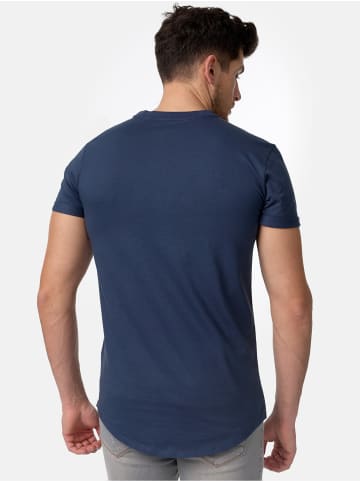 Tazzio T-Shirt Rundhals "E105" - Regular Fit- in Navy