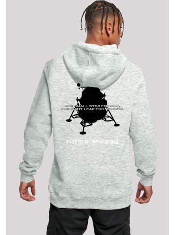 F4NT4STIC Hoodie Spaceone Logo in grau meliert