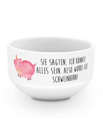Mr. & Mrs. Panda Ostergeschenk Einhorn Schwein mit Spruch in Weiß