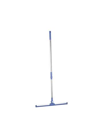 relaxdays Wasserschieber in Silber/ Blau - (B)52 x (H)84–135 cm