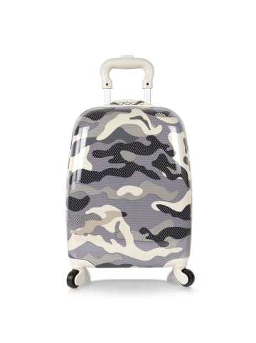 Heys Kids 4 Rollen Kindertrolley 46 cm in grey-black camo