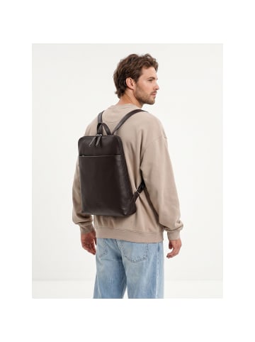 Jost Lysa Daypack Leder 36 cm Laptopfach brown