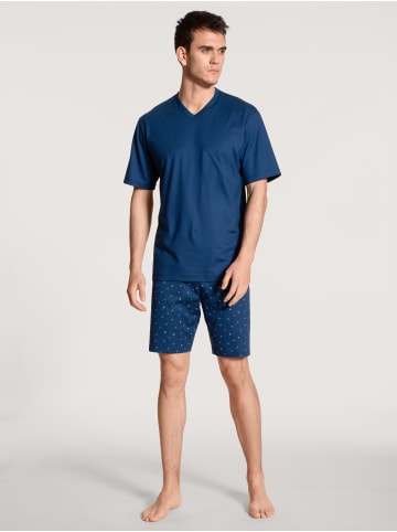 Calida Pyjama in pottery blue