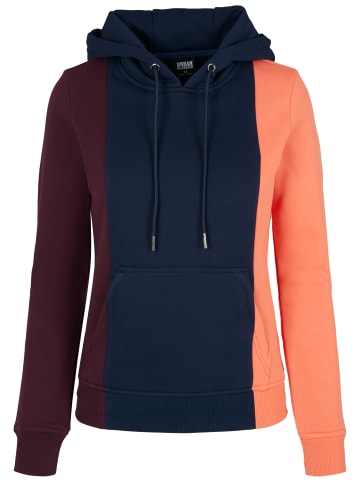 Urban Classics Urban Classics Kapuzenpullover in redwine/midnightnavy