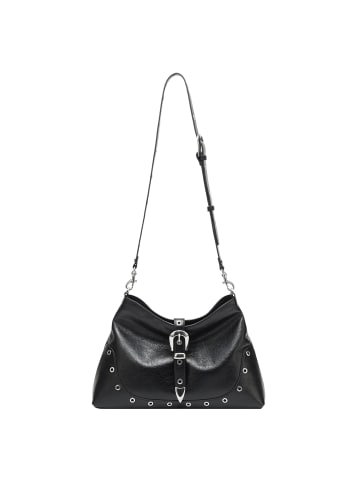 Les Visionnaires Elisa Rivet Umhängetasche Leder 40 cm in black