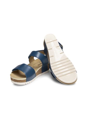 VITAFORM Softnappaleder Sandalen in jeansblau