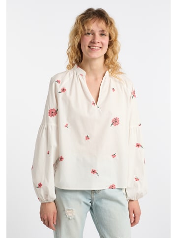 DreiMaster Vintage Damen Tunika in Wollweiss Koralle