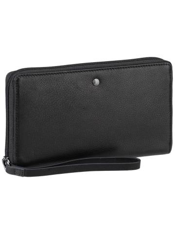 Bugatti Geldbörse Black Magic Zip-Ladies Longwallet in Black
