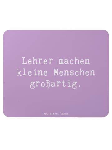 Mr. & Mrs. Panda Mouse Pad Spruch Lehrer Großartig mit Spruch in Lavendeltraum